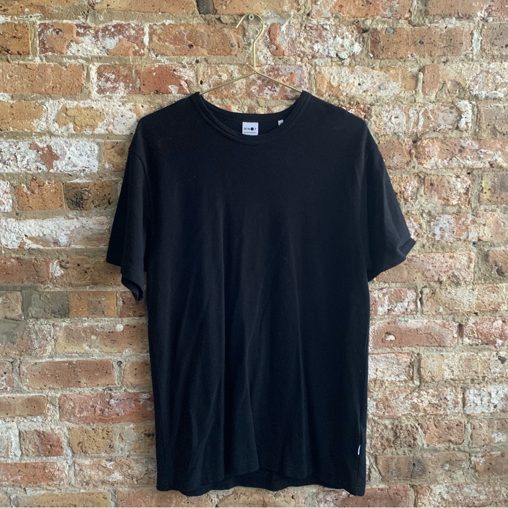 NN07 Black Knit Tee